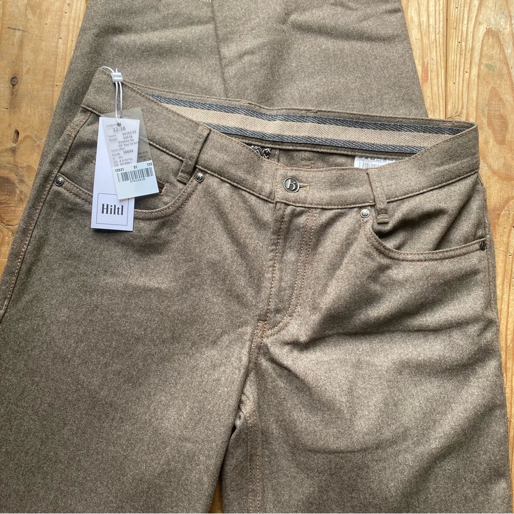 Hiltl Pants Flannel 32” 38 NWT MEN